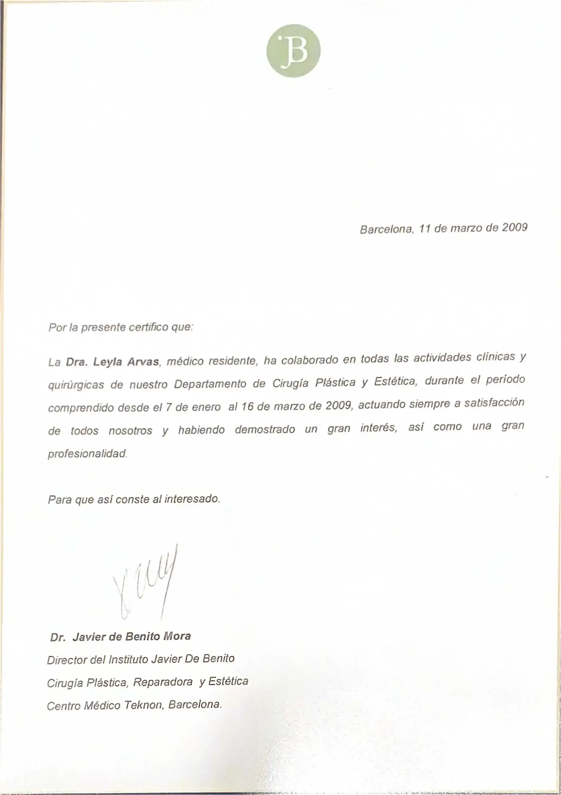 Certificate 1